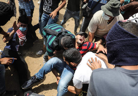 Protest at Gaza-Israel border