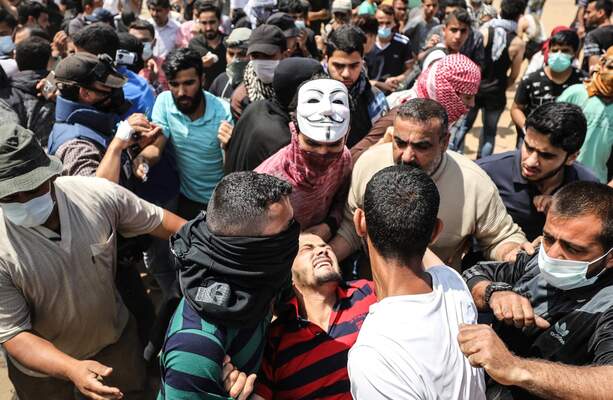 Protest at Gaza-Israel border