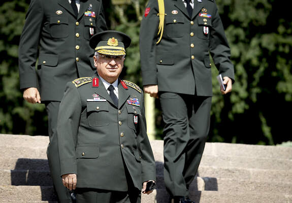 Burundi's army Chief of Staff Prime Niyongabo in Ankara