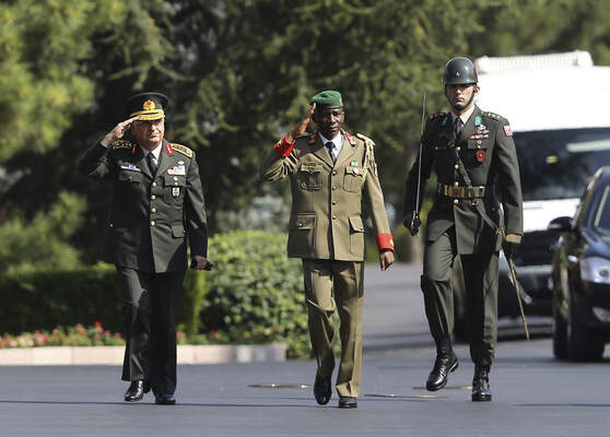 Burundi's army Chief of Staff Prime Niyongabo in Ankara