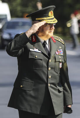 Burundi's army Chief of Staff Prime Niyongabo in Ankara