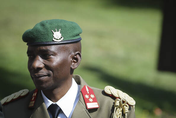 Burundi's army Chief of Staff Prime Niyongabo in Ankara