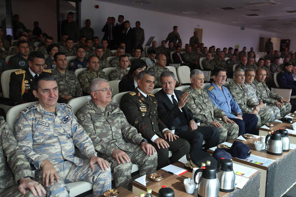 Turkish Army's military drill in Ankara