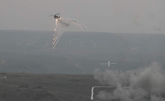 Turkish Army's military drill in Ankara