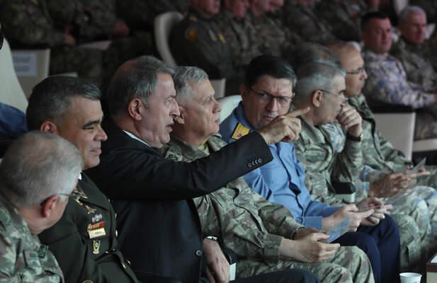 Turkish Army's military drill in Ankara