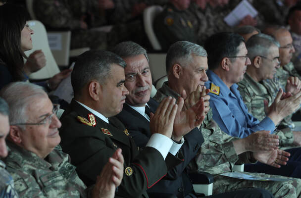 Turkish Army's military drill in Ankara