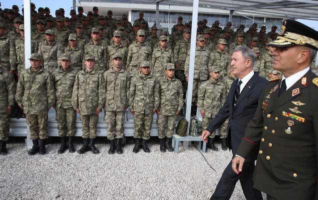 Turkish Army's military drill in Ankara