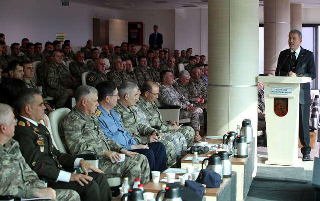 Turkish Army's military drill in Ankara