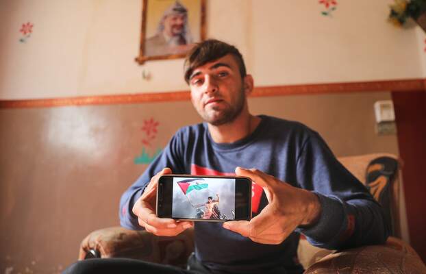 AA muhabirinin fotoğrafı Filistin direnişinin sembollerinden biri olma yolunda