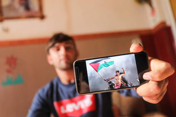 AA muhabirinin fotoğrafı Filistin direnişinin sembollerinden biri olma yolunda