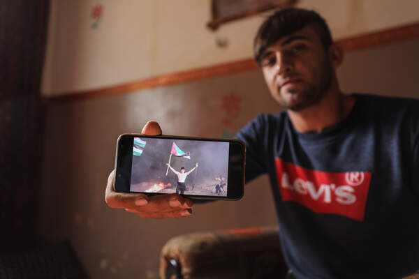 AA muhabirinin fotoğrafı Filistin direnişinin sembollerinden biri olma yolunda