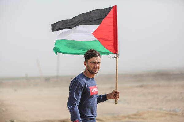 AA muhabirinin fotoğrafı Filistin direnişinin sembollerinden biri olma yolunda