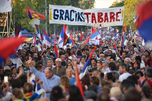 Tabare Vazquez leaves the presidency of Uruguay
