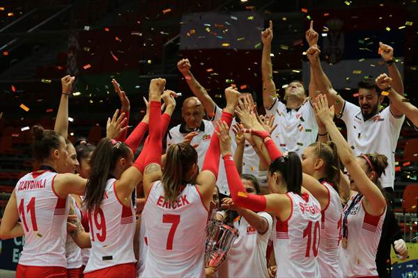 Türkiye 19 Yaş Altı Kız Voleybol Milli Takımı Avrupa şampiyonu oldu
