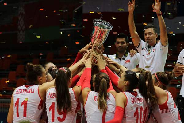 Türkiye 19 Yaş Altı Kız Voleybol Milli Takımı Avrupa şampiyonu oldu