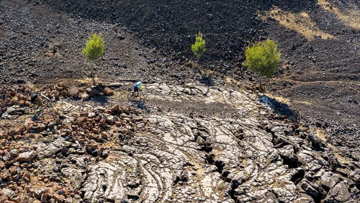 Lava trail hosts nature and bike lovers