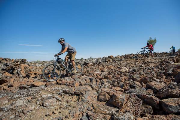Lava trail hosts nature and bike lovers