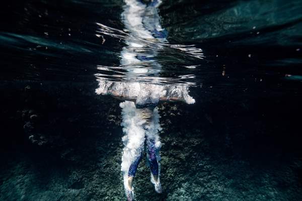 Deep water soloing in Turkey's Antalya