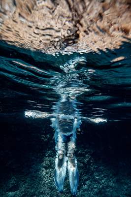 Deep water soloing in Turkey's Antalya
