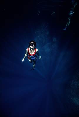 Deep water soloing in Turkey's Antalya