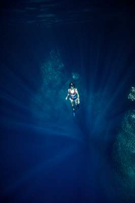 Deep water soloing in Turkey's Antalya