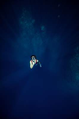 Deep water soloing in Turkey's Antalya