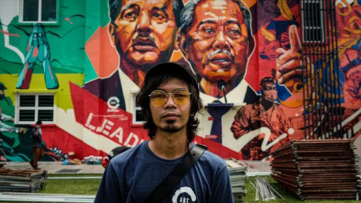 Mural painting for health workers in Malaysia