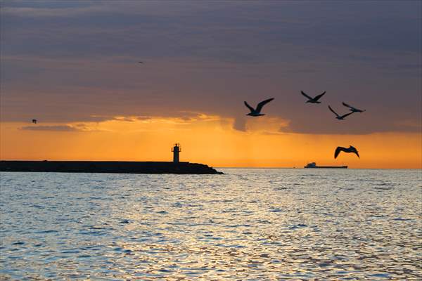 Sunrise in Turkey's Tekirdag
