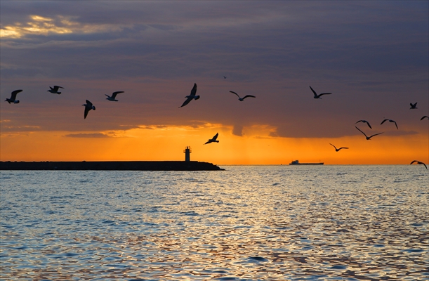 Sunrise in Turkey's Tekirdag