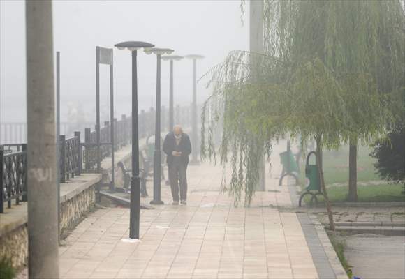 Foggy day in Turkey's Duzce