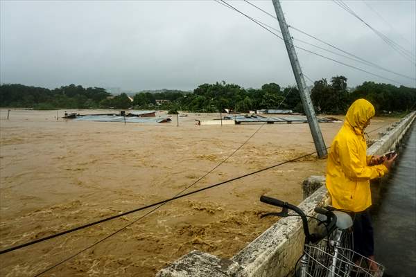 Rizal deluged by Typhoon Vamco in Philippines