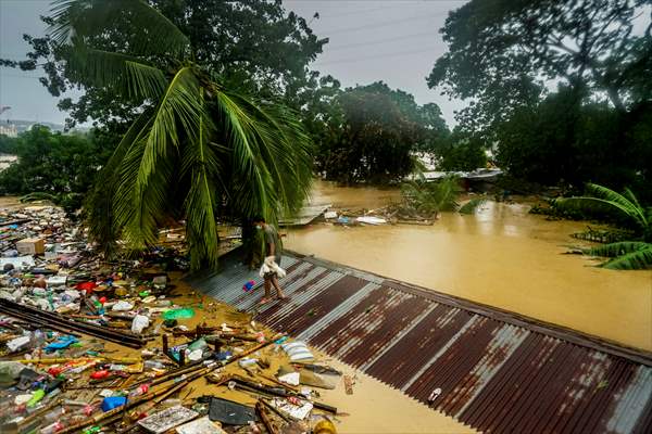 Rizal deluged by Typhoon Vamco in Philippines
