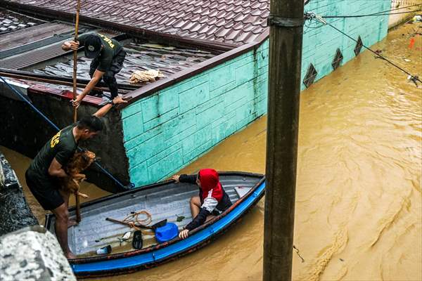 Rizal deluged by Typhoon Vamco in Philippines