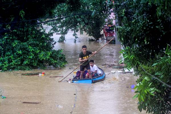 Rizal deluged by Typhoon Vamco in Philippines
