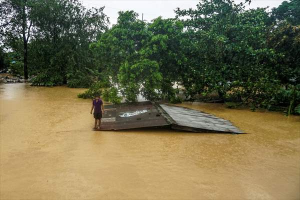 Rizal deluged by Typhoon Vamco in Philippines