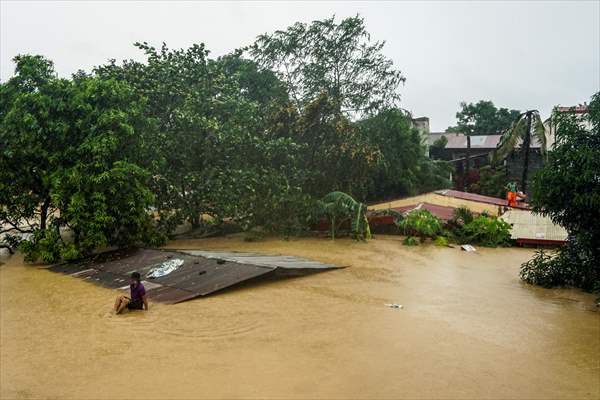 Rizal deluged by Typhoon Vamco in Philippines