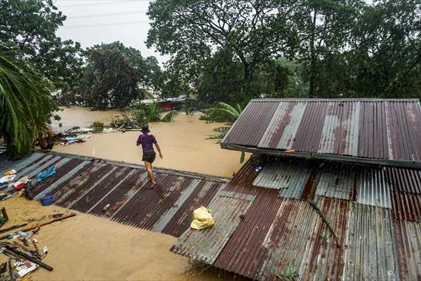 Rizal deluged by Typhoon Vamco in Philippines