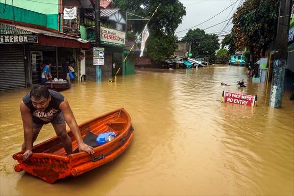 Rizal deluged by Typhoon Vamco in Philippines