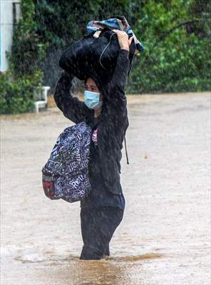 Rizal deluged by Typhoon Vamco in Philippines