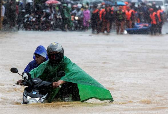 Rizal deluged by Typhoon Vamco in Philippines