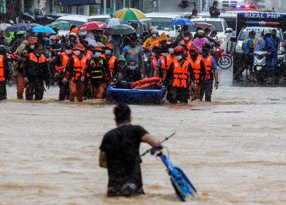 Rizal deluged by Typhoon Vamco in Philippines