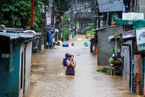 Rizal deluged by Typhoon Vamco in Philippines