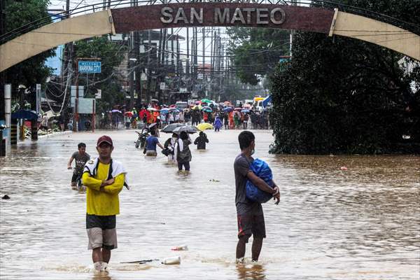 Rizal deluged by Typhoon Vamco in Philippines