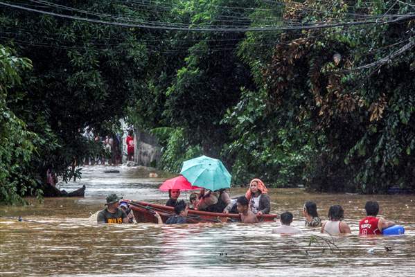 Rizal deluged by Typhoon Vamco in Philippines