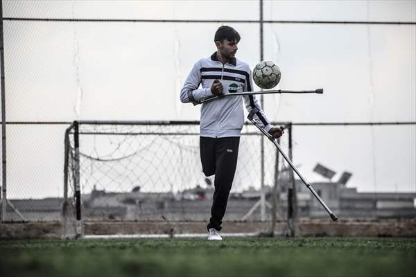 Syrian amputee football player making his dreams come true