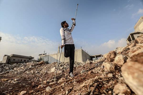 Syrian amputee football player making his dreams come true