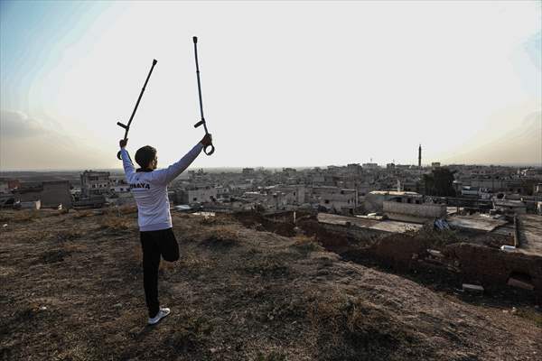 Syrian amputee football player making his dreams come true