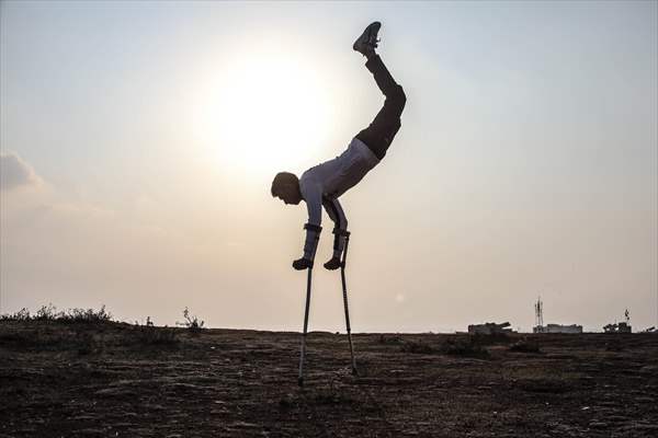 Syrian amputee football player making his dreams come true