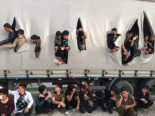 Journey to hope in the truck trailer