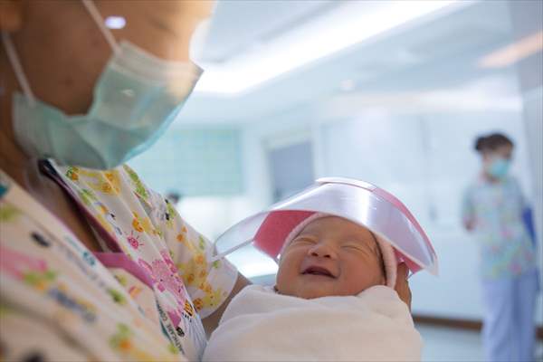 Face shields for the babies